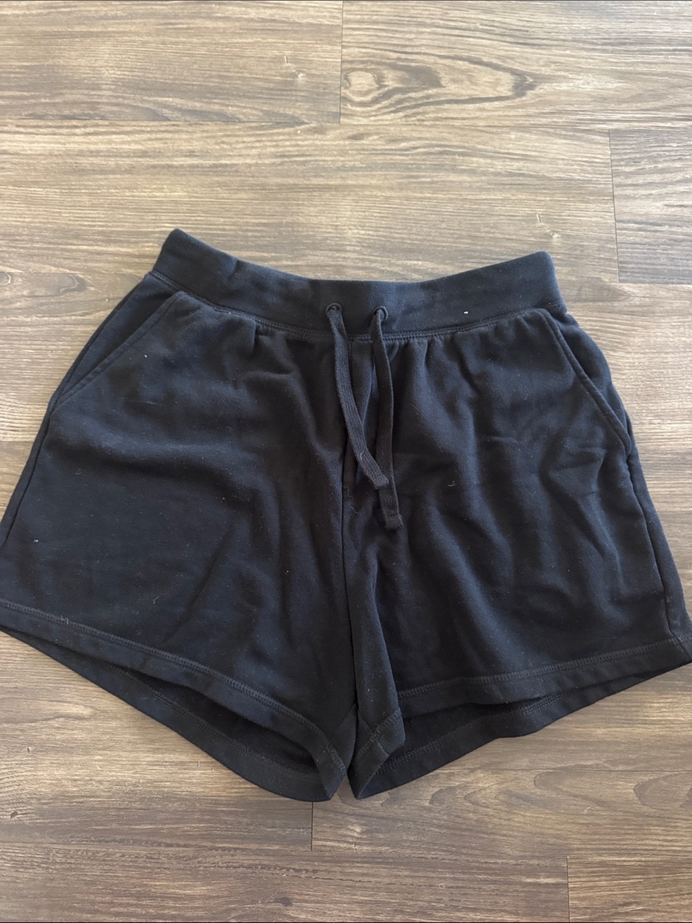 Old Navy Black Women's Athletic Drawstring Lounge Shorts